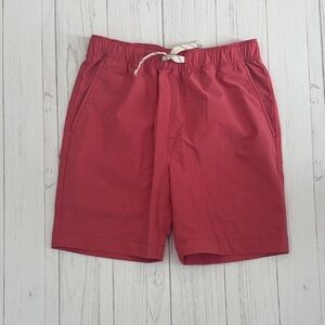 Boys Red Drawstring tech Shorts